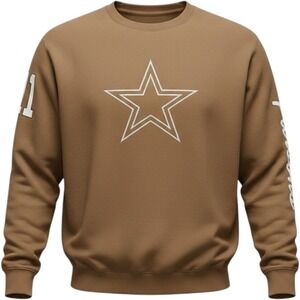Pro Standard Dallas Cowboys Micah Parsons 11 Brown Star Sweatshirt NWT Large
